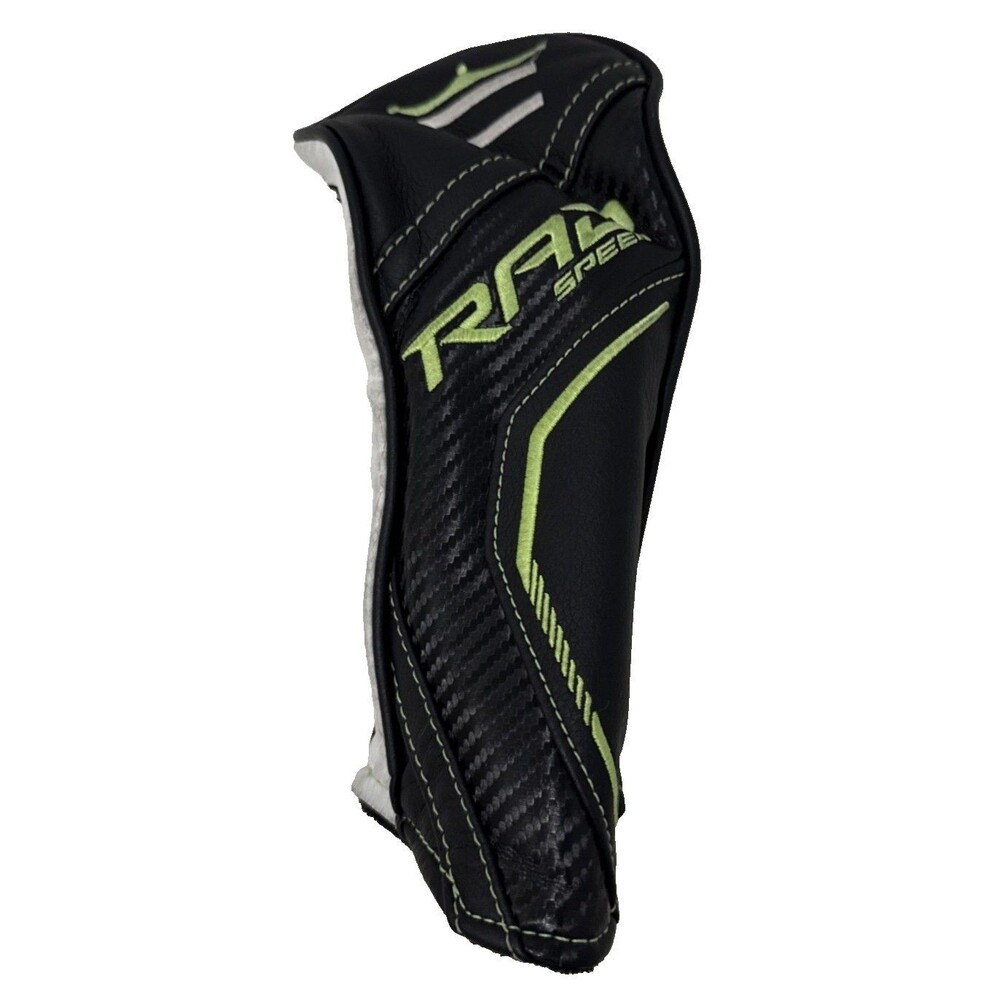 Cobra Rad Speed Fairway Headcover Golf Club Cover Black White Green